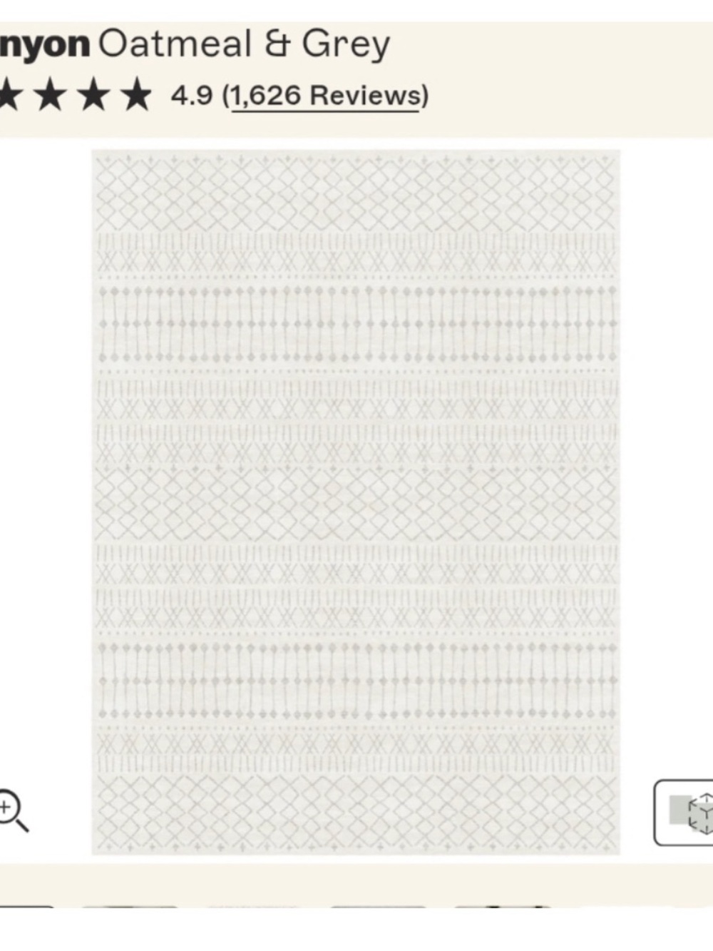 Canon Oatmeal & Grey Geometric Wall Tapestry